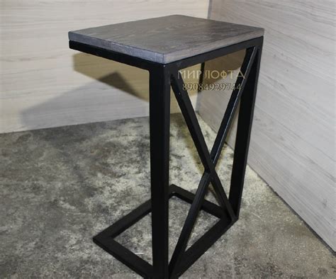 Прикроватный столики в стиле лофт