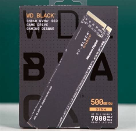 I'm planning to acquire wd black sn850 500gb version and use it as ...