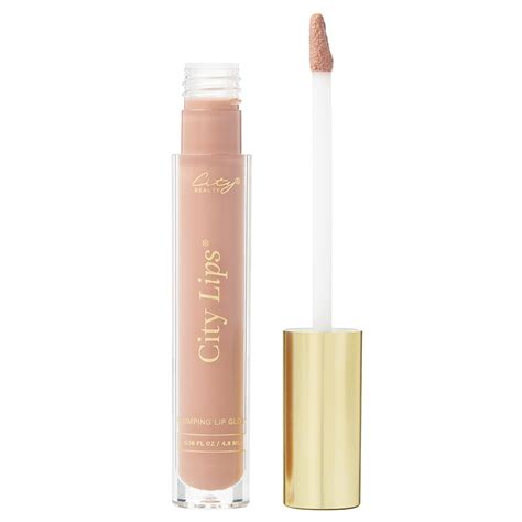 CITY BEAUTY City Lips Plumping Lip Gloss Pink Nude Oz Ethos Beauty Partners