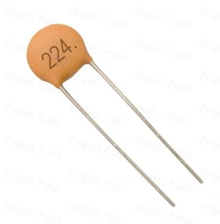 0.22uF, 220nF 50V Ceramic Disc Capacitor, 224, 0u22, 0uf22, 220KpF ...