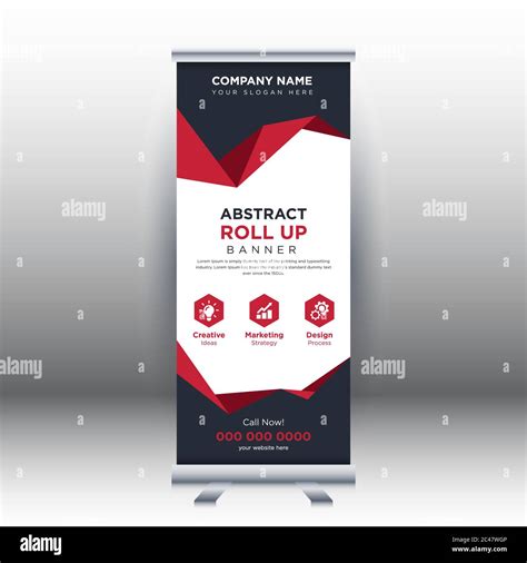 Creative Abstract Modern Corporate Business Vertical Roll Up Banner