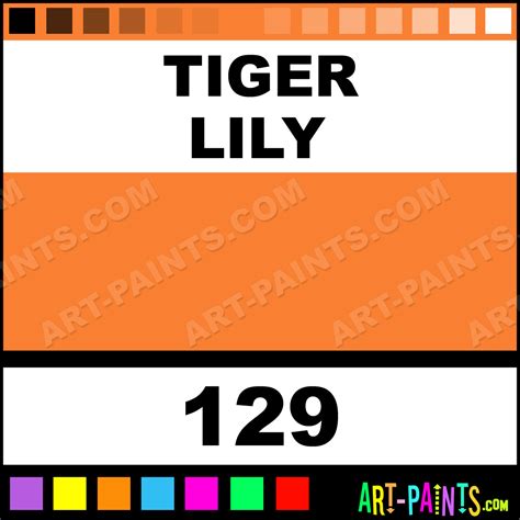 Tiger Lily Floral Spray Paints 129 Tiger Lily Paint Tiger Lily