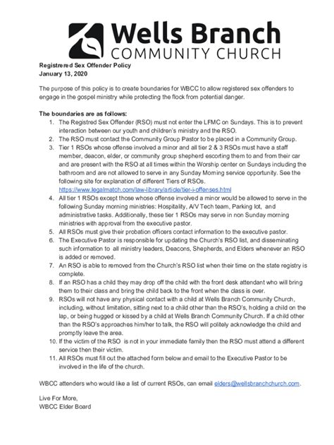 Fillable Online Sex Offender Registration Policy Overview And Comprehensive Practices Fax