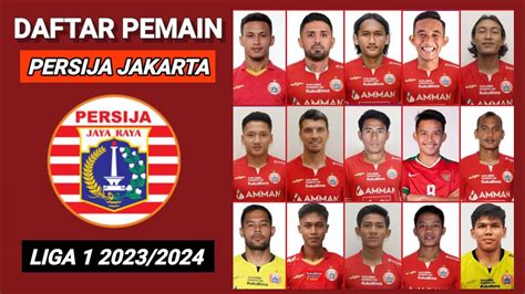 Daftar Pemain Persija Liga 1 2023 2024 Terbaru YouTube