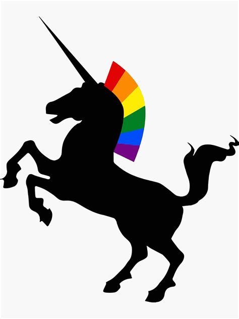 Totally Straight Unicorn Rainbow Gay Pride Sticker By Duytu6b Redbubble