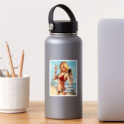 Grand Theft Auto V Girl Bikini Beach Girl Selfie GTA V Sticker By GYUSRF Redbubble