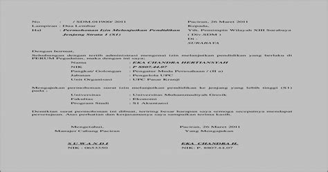 Contoh Surat Pernyataan Kuliah Sambil Kerja - Surat Lamaran Kerja ... 