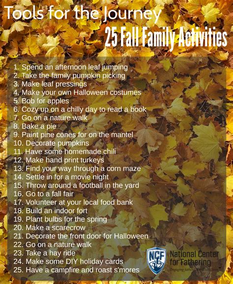 25 Fall Family Activities - National Center for Fathering