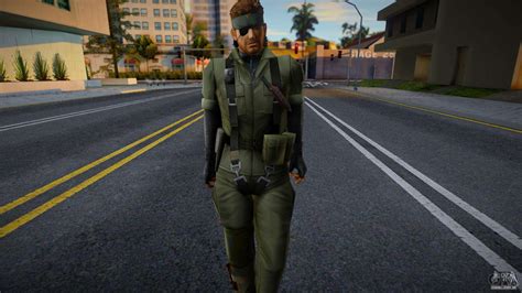 Naked Snake With Bandana And Eyepatch From Met Para Gta San Andreas