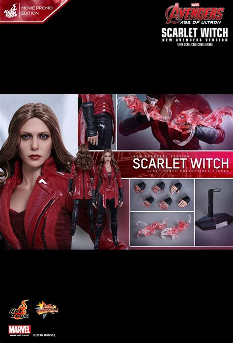 Hot Toys Avengers Age Of Ultron Scarlet Witch Movie Promo Edition Th Scale Mms
