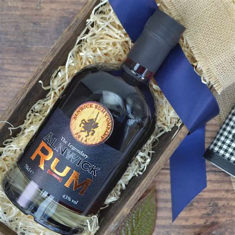 The Alnwick Rum Gift Box Luxury Hampers Heather And Bale