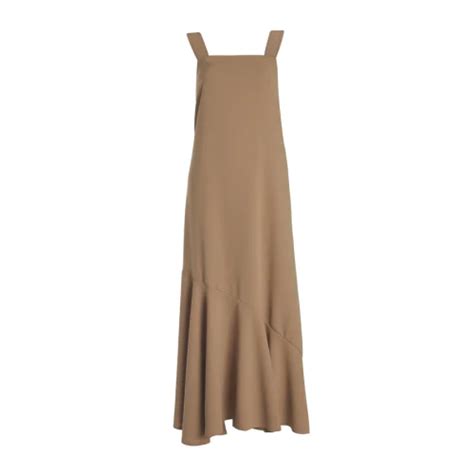 Equpe Studio Volan Detayl Nude Elbise Hipicon