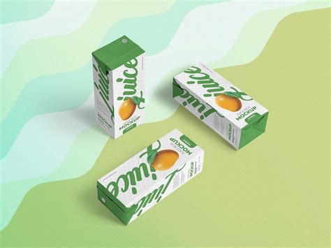 Juice Box Psd Free Mockup Mockup World Hq