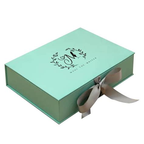 High End Folding Apparel T Box With Ribbon Custom Luxury Wedding Dress Shirts Shoes Magnetic