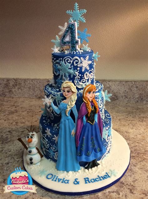 frozen birthday cake  cake   layers