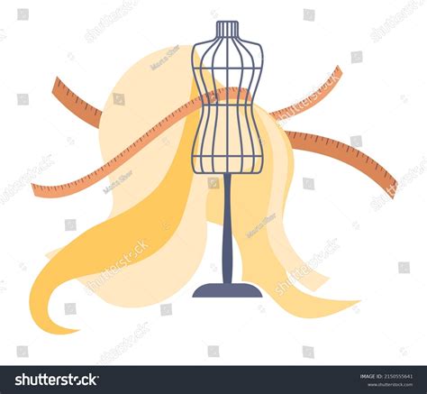 Naked Mannequin Long Fabrics Icon Portno Stock Vector Royalty Free Shutterstock