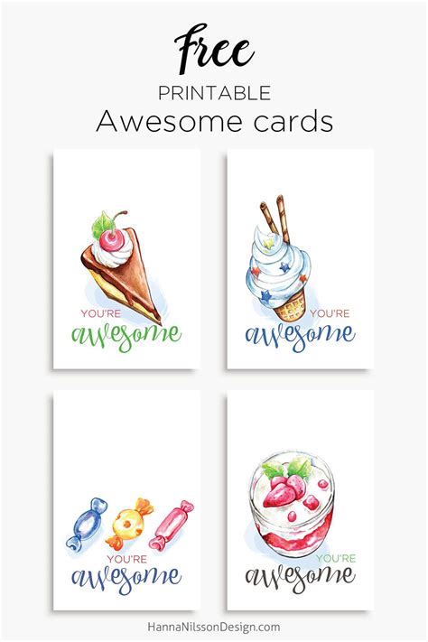 Youre Awesome Printable Cards Birthday Card Printable Printable