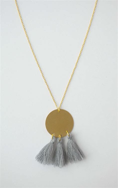 Diy Gold Tassel Necklace Alice And Lois