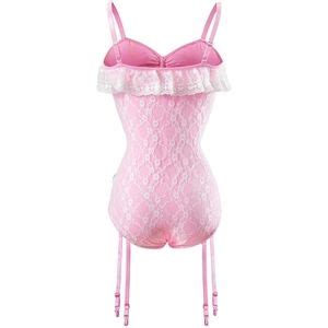 Intimates Sleepwear Babydoll Lace Onesie Onesie Pijama Lingerie Poshmark