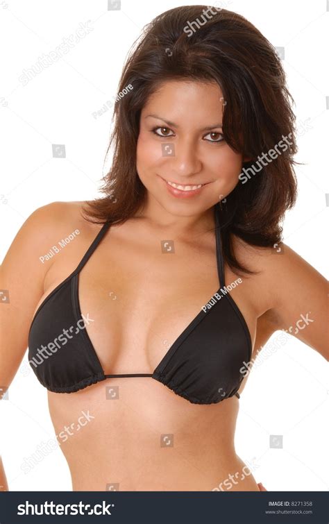 Isolated Image Sexy Latina Girl Bikini Foto De Stock Shutterstock