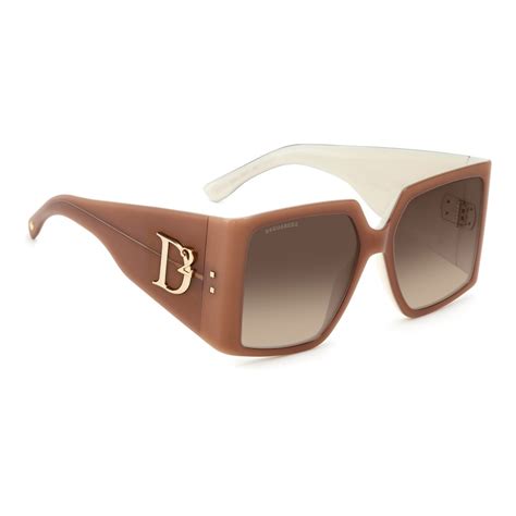 Dsquared D S Dln Ha Nude Beige Sunglasses Woman