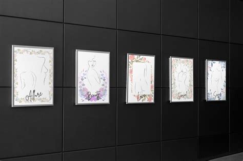 Set Of Female Body Naked Printable Art Above Bed Art Woman Etsy