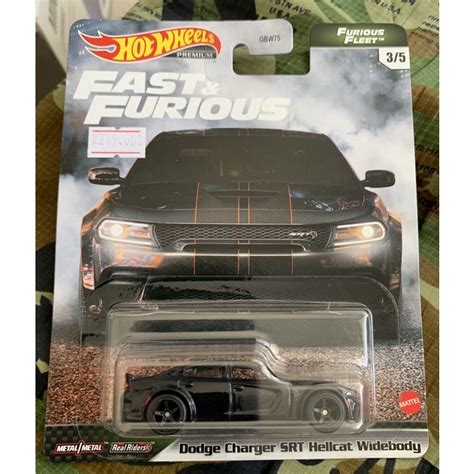 Xe Hot Wheels Premium Dodge Charger SRT Hellcat Widebody Fast And Furious 9 Shopee Việt Nam
