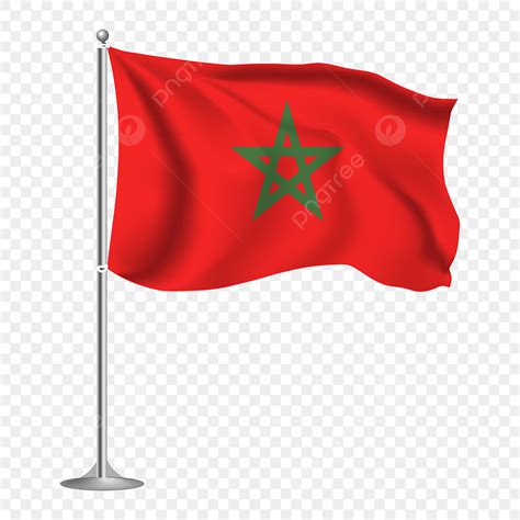 Hand Drawn Morocco National Flag Morocco Morocco Flags Morocco National Flag Png And Vector