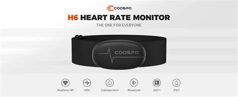Coospo H6 Chest Strap Heart Rate Monitor - Seven Gear