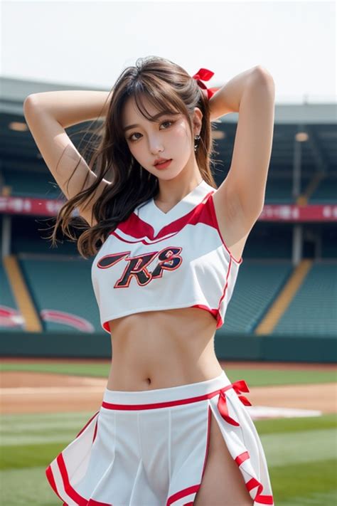 Korean Arms Up Hair Ribbon AI Porn