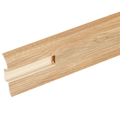 Плинтус напольный Artens ПВХ 6.5 см 2.5м цвет прато ️ купить по цене 90 ...