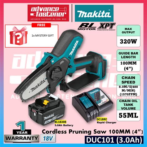 MAKITA DUC101Z 18V Cordless Pruning Saw 100MM ( 4" ) | Shopee Malaysia