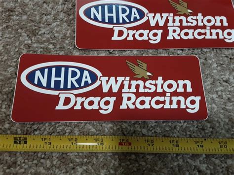 Classic S NHRA Winston Drag Racing Decals Stickers Street Outlaw Hot Rod Rat Rod Etsy