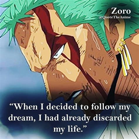 piece quotes zoro