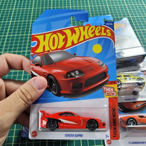 Miniatura Hot Wheels Toyota Supra Vermelho Shopee Brasil