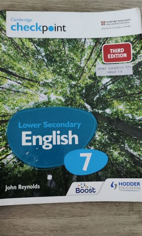 Cambridge Checkpoint Lower Secondary Science 7 Buku Alat Tulis Buku