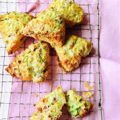 Flaky Cornmeal Cheddar Scones A Savoury Side For Brunch