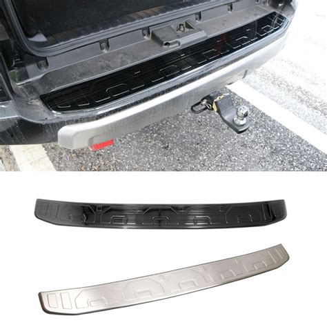 Stainless Outer Rear Sill Bumper Cover Plate Pcs For Toyota