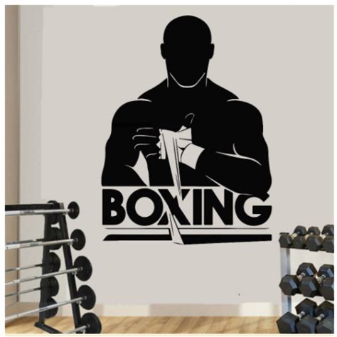 Boxing Man Yaz S Spor Salonu Duvar Sticker