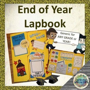 End Of Year Graduation Lapbook Memory Book Interactive Notebook