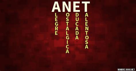 Qué significa anet