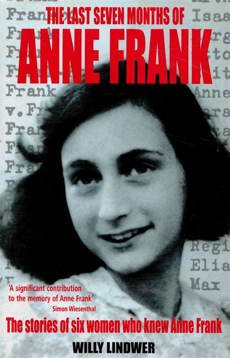 The Last Seven Months of Anne Frank - Jeremy Tenniswood Militaria