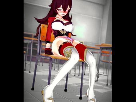 Genshin Impact AMBER Masturbates XVIDEOS