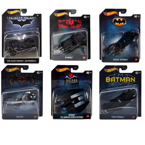 Carrinho Hot Wheels Batman Escala Perfeito Para Colecionar Presentear Decorar Seu Quarto