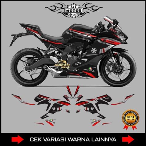 Jual STRIPING NINJA ZX25R LIVERY WINTER DECAL KAWASAKI NINJA ZX25R