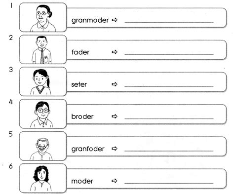 15 Family Members Worksheets - Free PDF at worksheeto.com