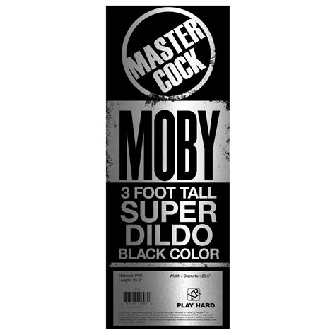 Moby Huge Foot Tall Super Dildo Black The Universi Toy