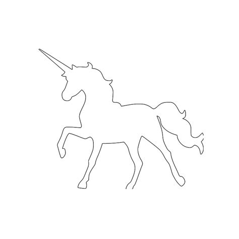 Unicorn Outline Coloring Page Coloring Buddy