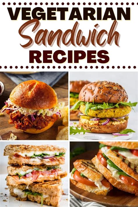 20 Best Vegetarian Sandwich Recipes - Insanely Good
