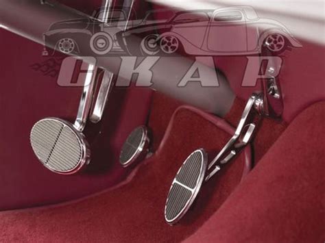 Pedal Oval Freio Embreagem Billet ORIGINAL HOT ROD l PEÇA DE CARROS ANTIGOS